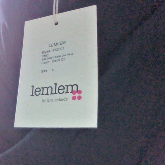 Brand New Lemlem Deep-V Belted One Piece Swimsuit - Picture 7 of 9